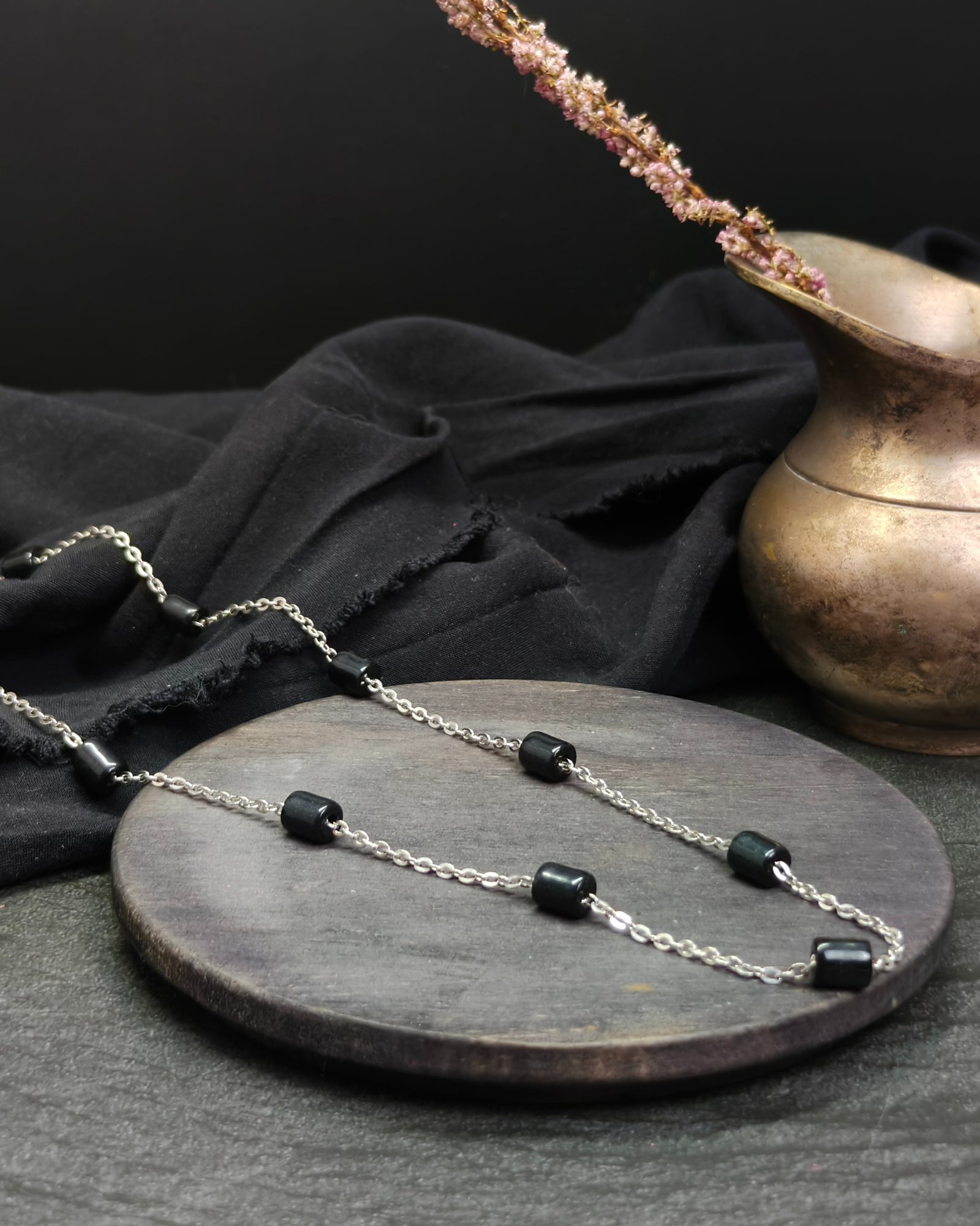 Magnetic Hematite Necklace from Nakagawa Corporation